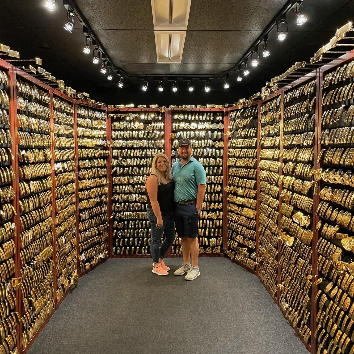 Matthew got to show Katie the famed PING Putter Vault while working in Scottsdale. This room contains exact replicas of every winner on a major golf tour including Tiger Woods, Bubba Watson, and more!