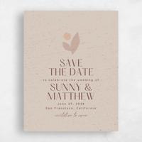 Brown Wedding Save the Date - Rafina Portrait