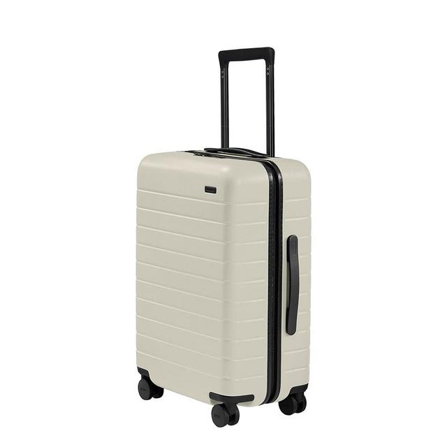 Away Bigger Carry-On Luggage, Lightweight Hardside Large Suitcase with Spinner Wheels, TSA Lock, Airline Approved, Salt White Matte