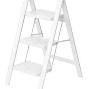 3 Step Ladder in White