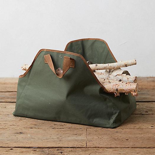Canvas Log Carrier