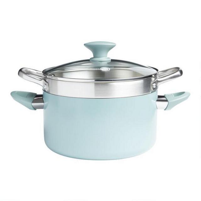 GreenPan Presidio Nonstick Ceramic 3 Piece Stockpot Set