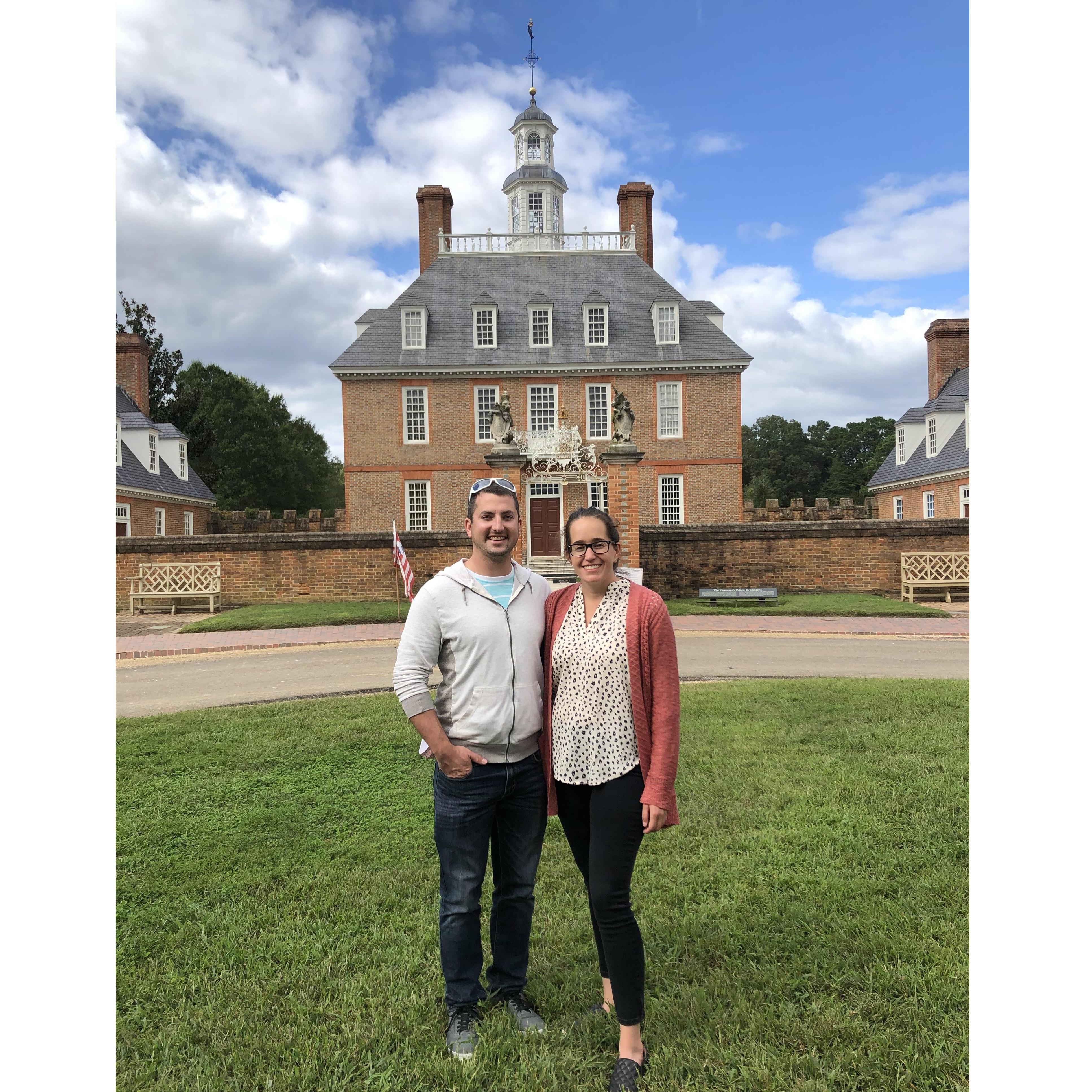 Spending time in Williamsburg, VA