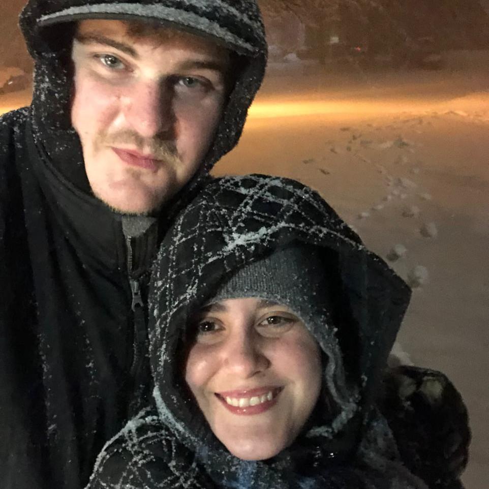 valentines day 2020 playing in the snow