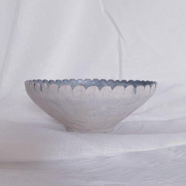 ROBERTA KLUG CERAMICS earth magic bowl - blue/white