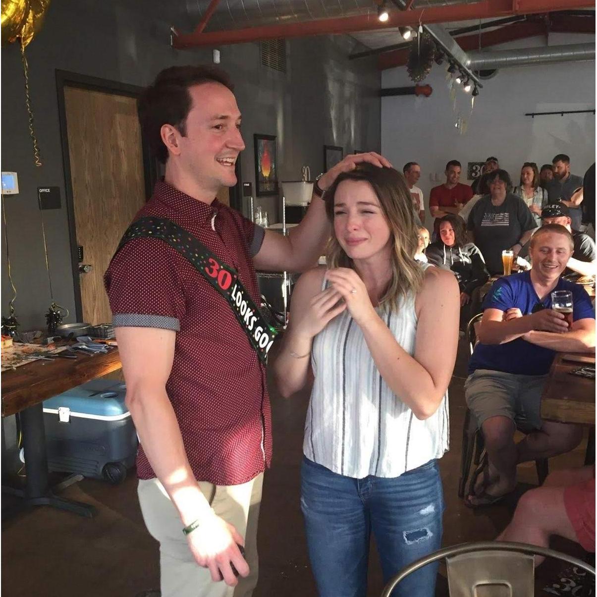 30th birthday AND an engagement!