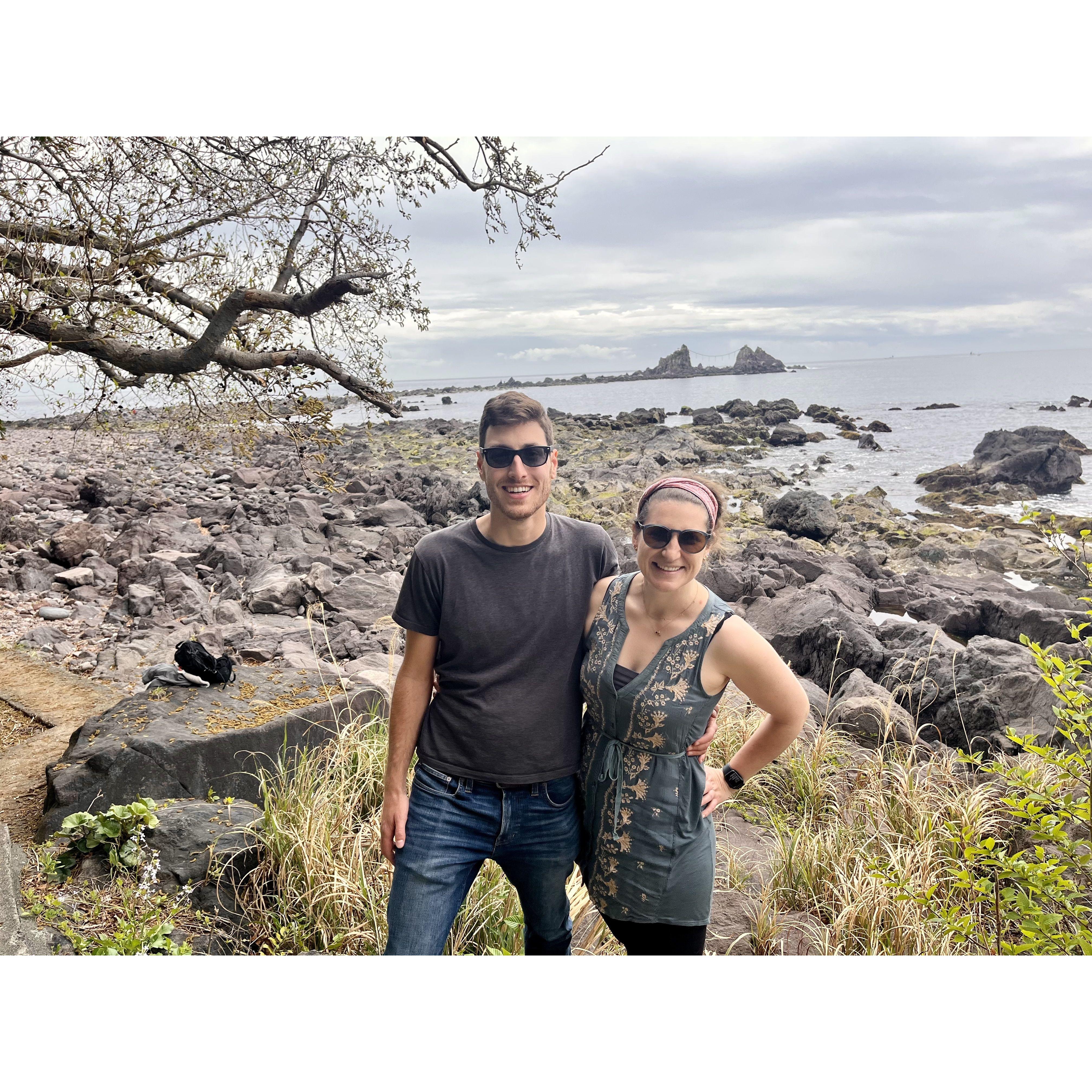 Evan's family lives in Japan, where this photo was taken.