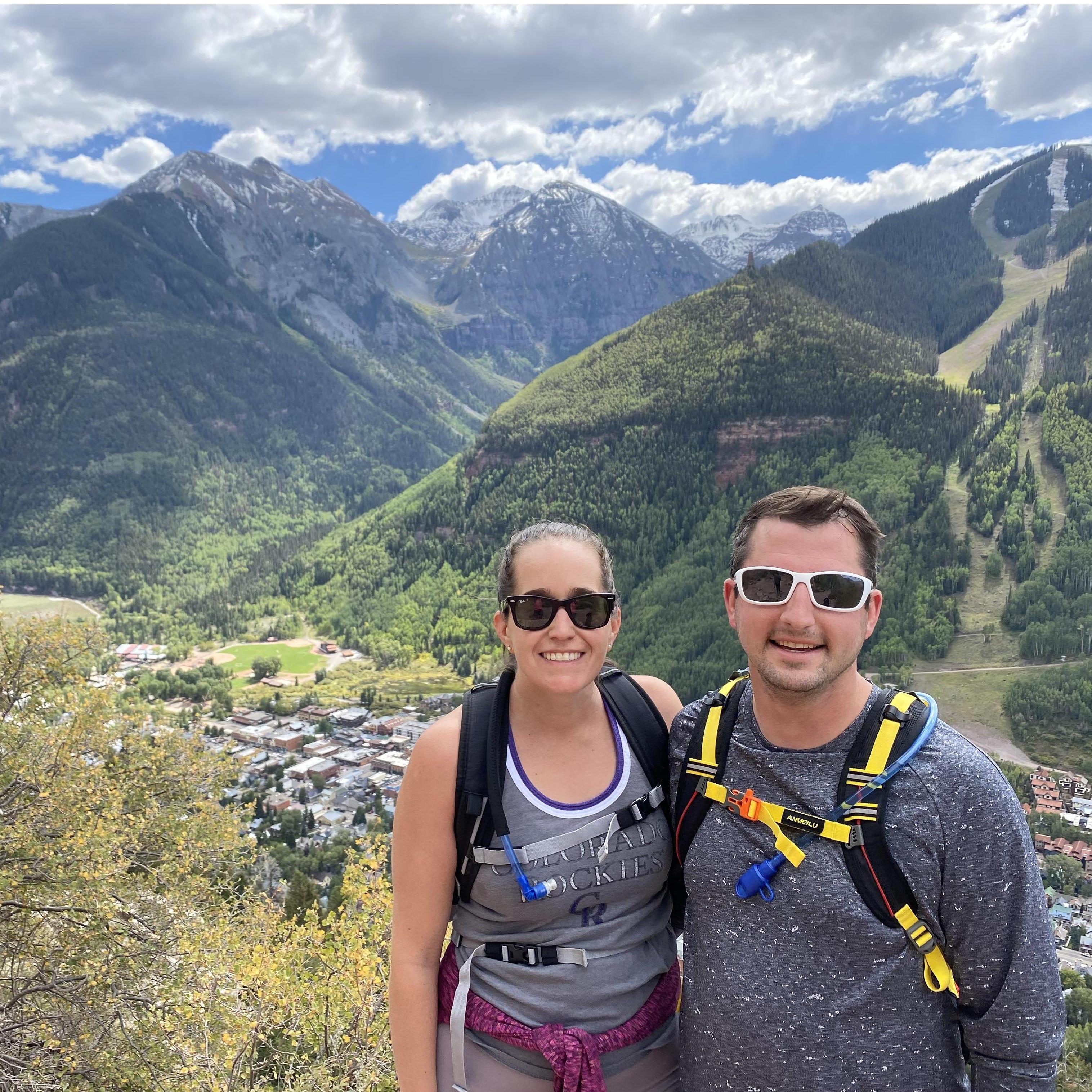 Hiking in beautiful Telluride