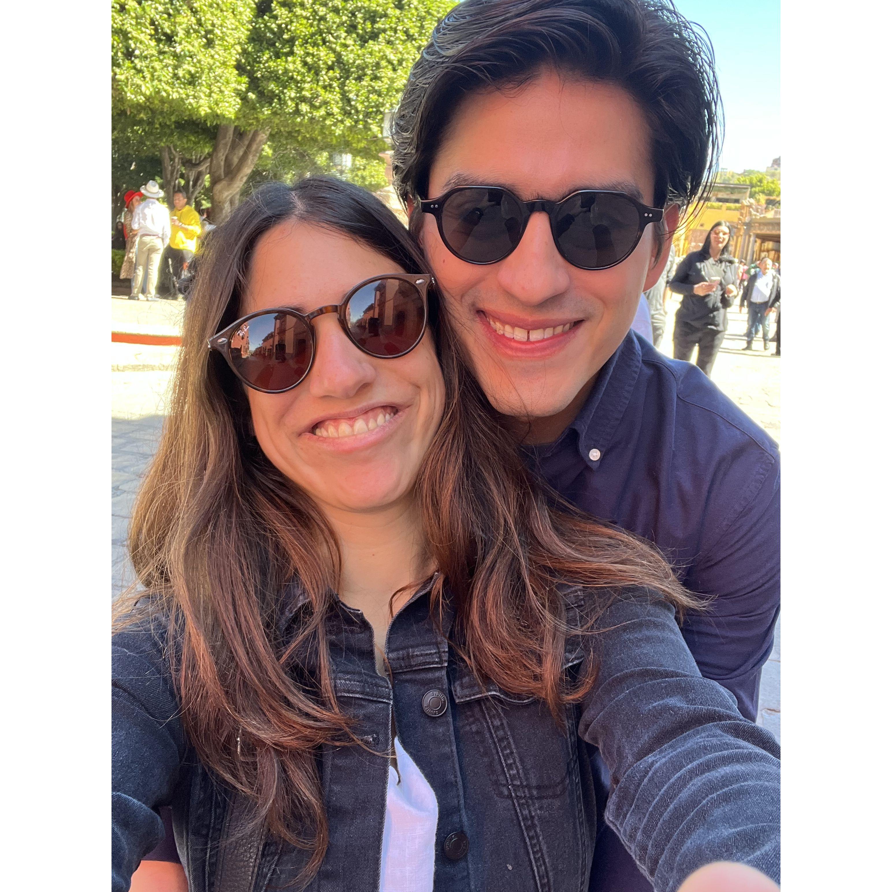 Out first trip together to San Miguel de Allende