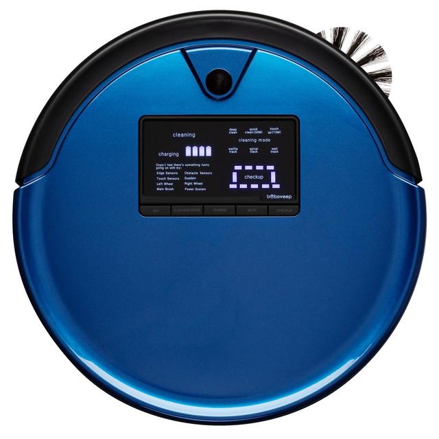bObsweep PetHair Plus Robotic Vacuum Cleaner and Mop - Blue