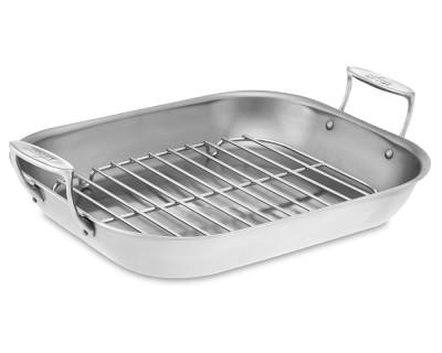 All-Clad Stainless-Steel Flared Roasting Pan, Large
