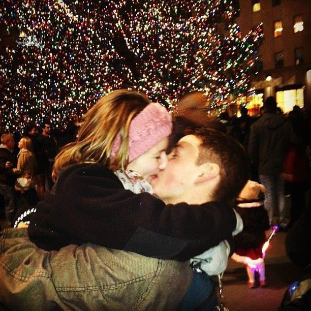 Christmas 2012 @ Rockefeller Center NYC. Tim has this picture on his desk!