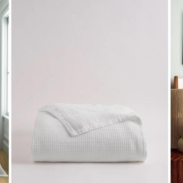 Organic Ribbed Cotton Coverlet | King | White
