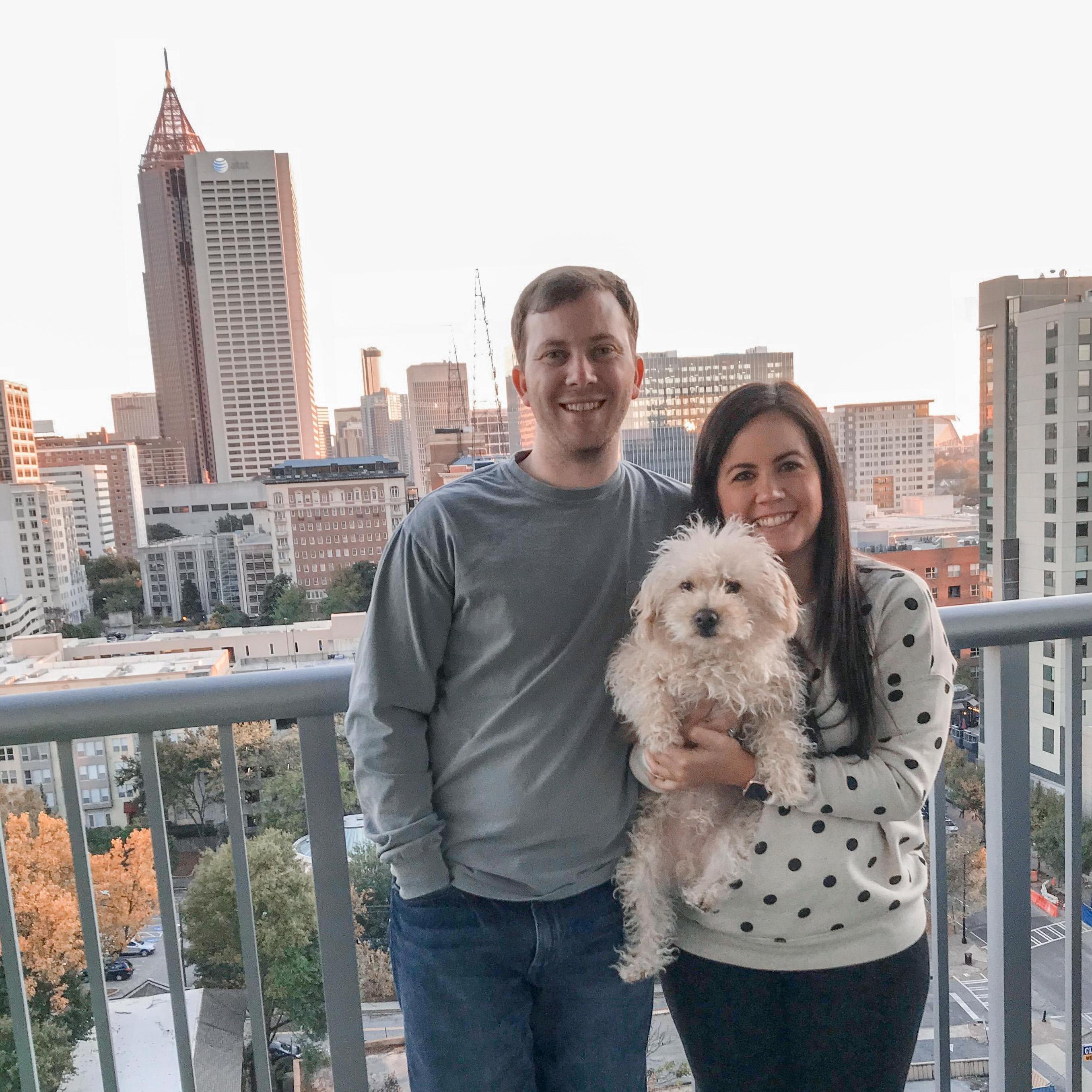 Our first home together!