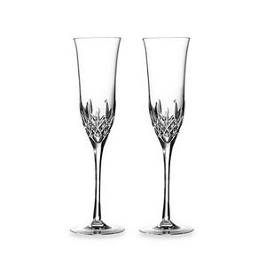 Waterford® Lismore Essence Toasting Flutes (Set of 2)