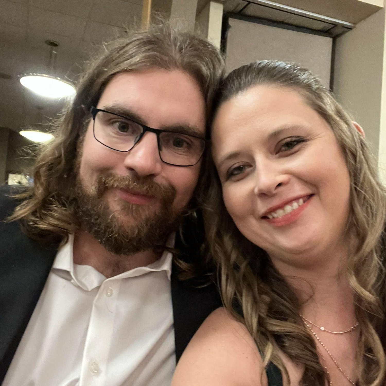 Kris & Adam at the Dolan Wedding. Our first couple event.