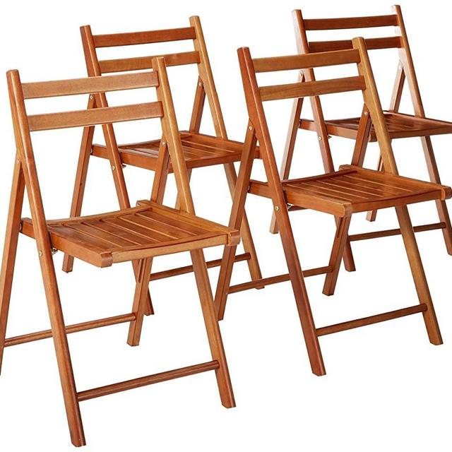 Winsome Robin 4-PC Folding Set Teak Chair