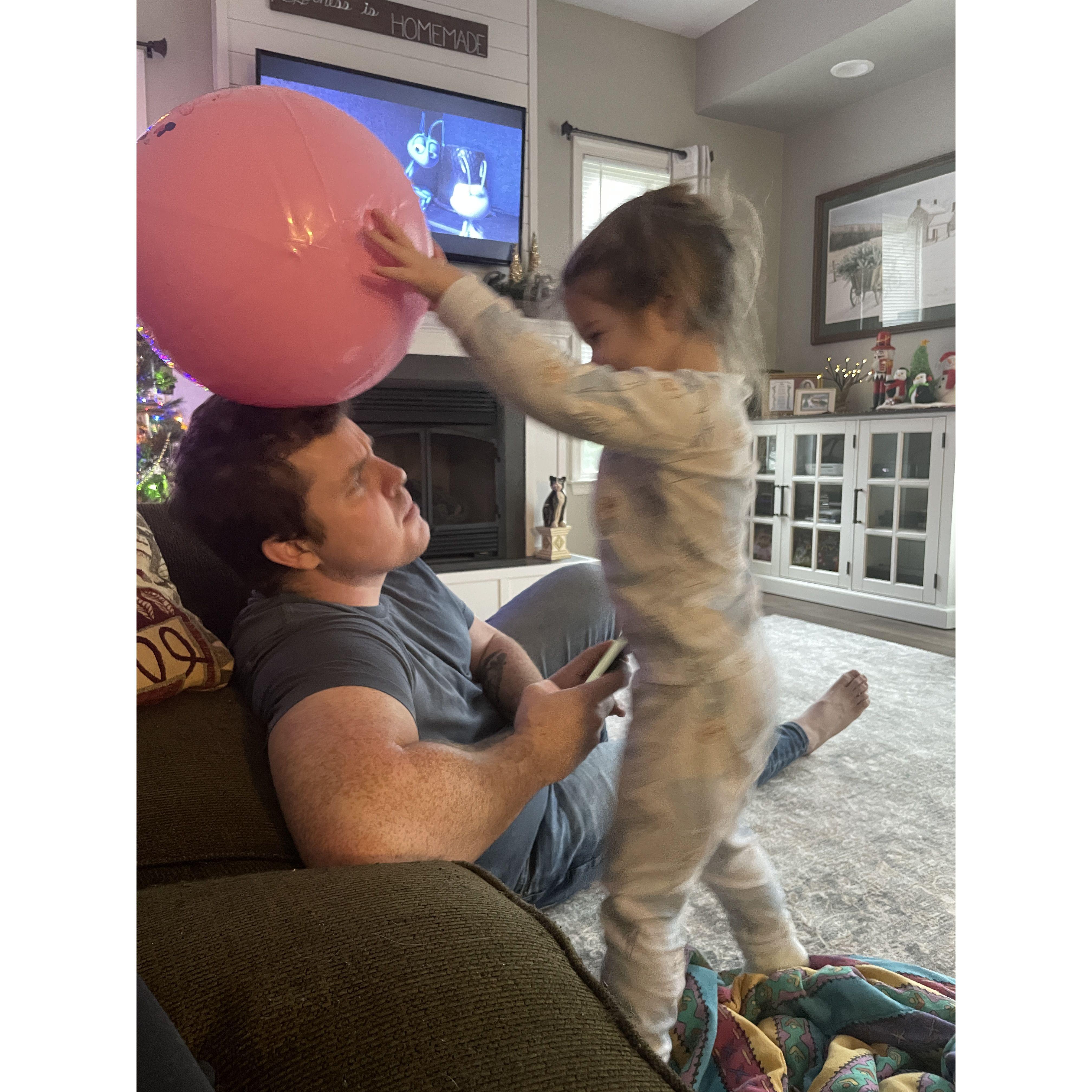 Ryan putting up with all of Bailey's shenanigans