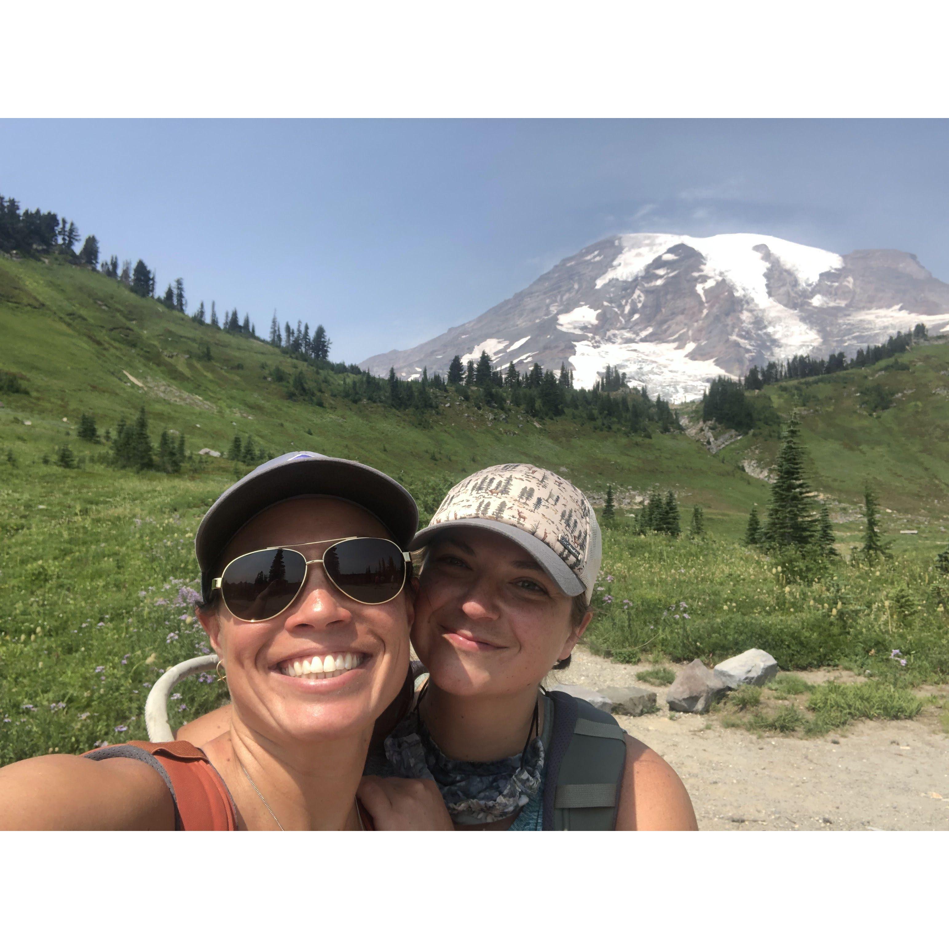 Hiking around MT. St Helens