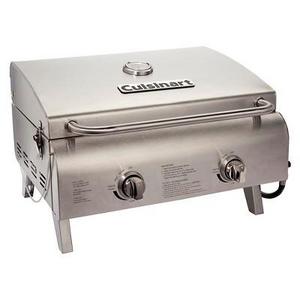 Cuisinart® Professional Portable Two Burner Gas Grill - Silver