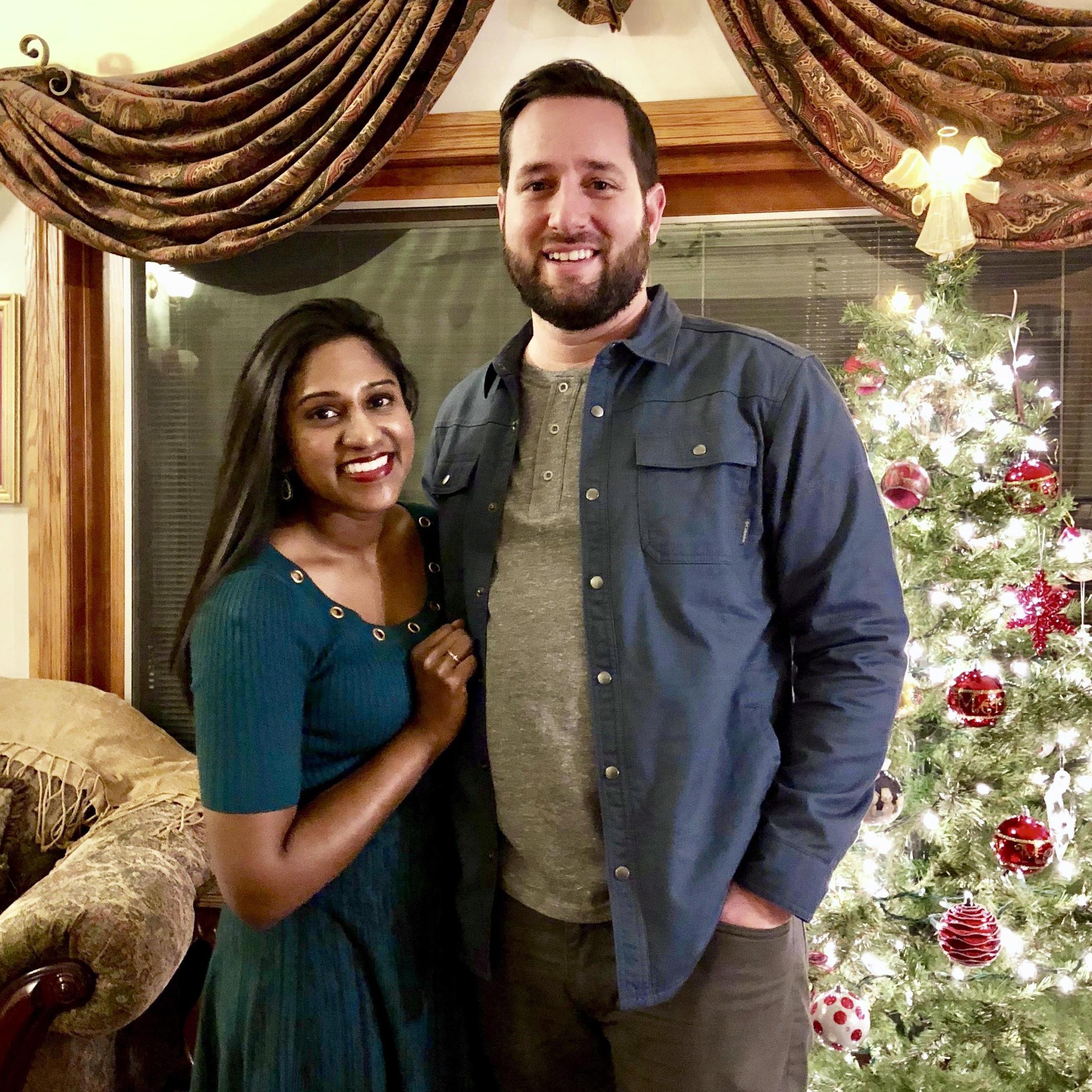 Celebrating out first Christmas Eve