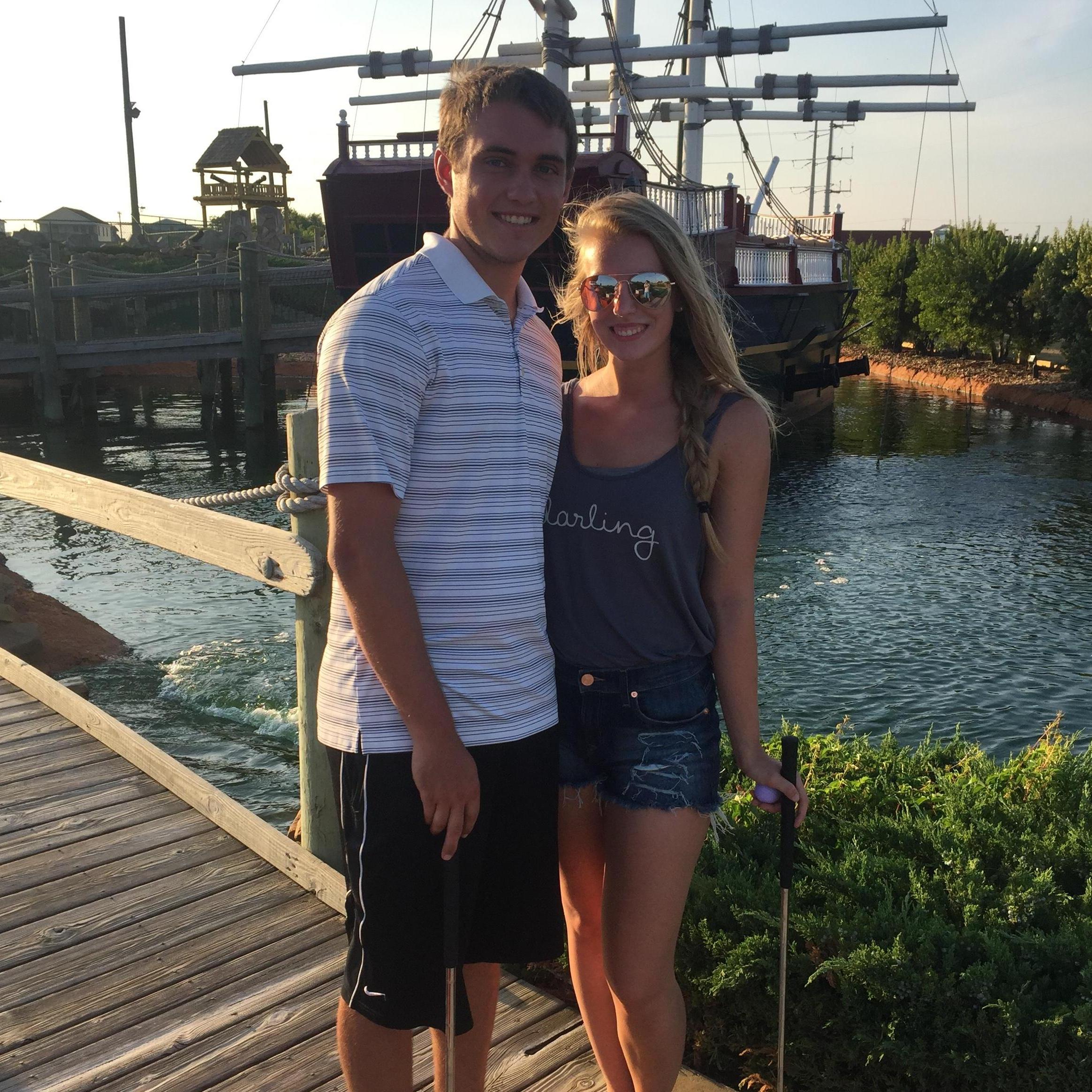 Mini golf in the Outer Banks 2015. "Raise the Jolly Roger!"