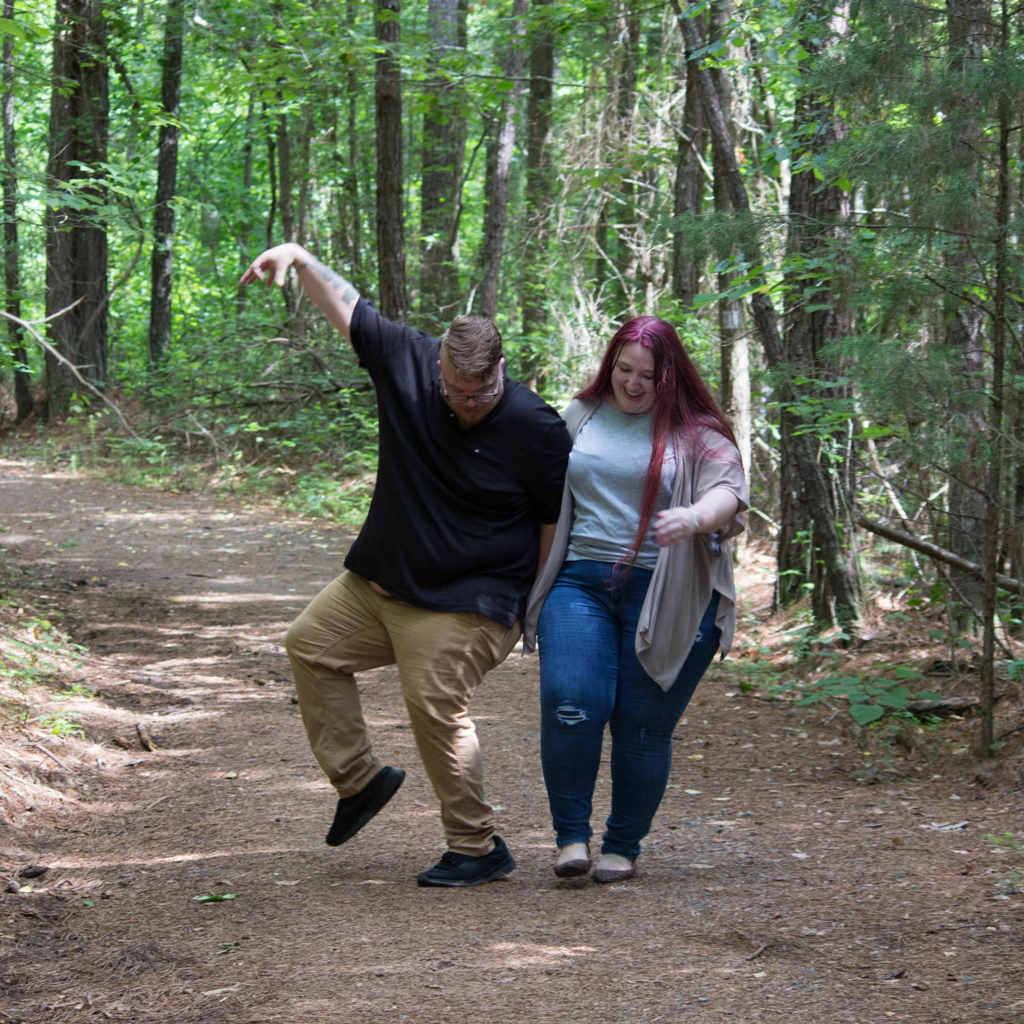 "She's pointing the camera at us. Just act normal"