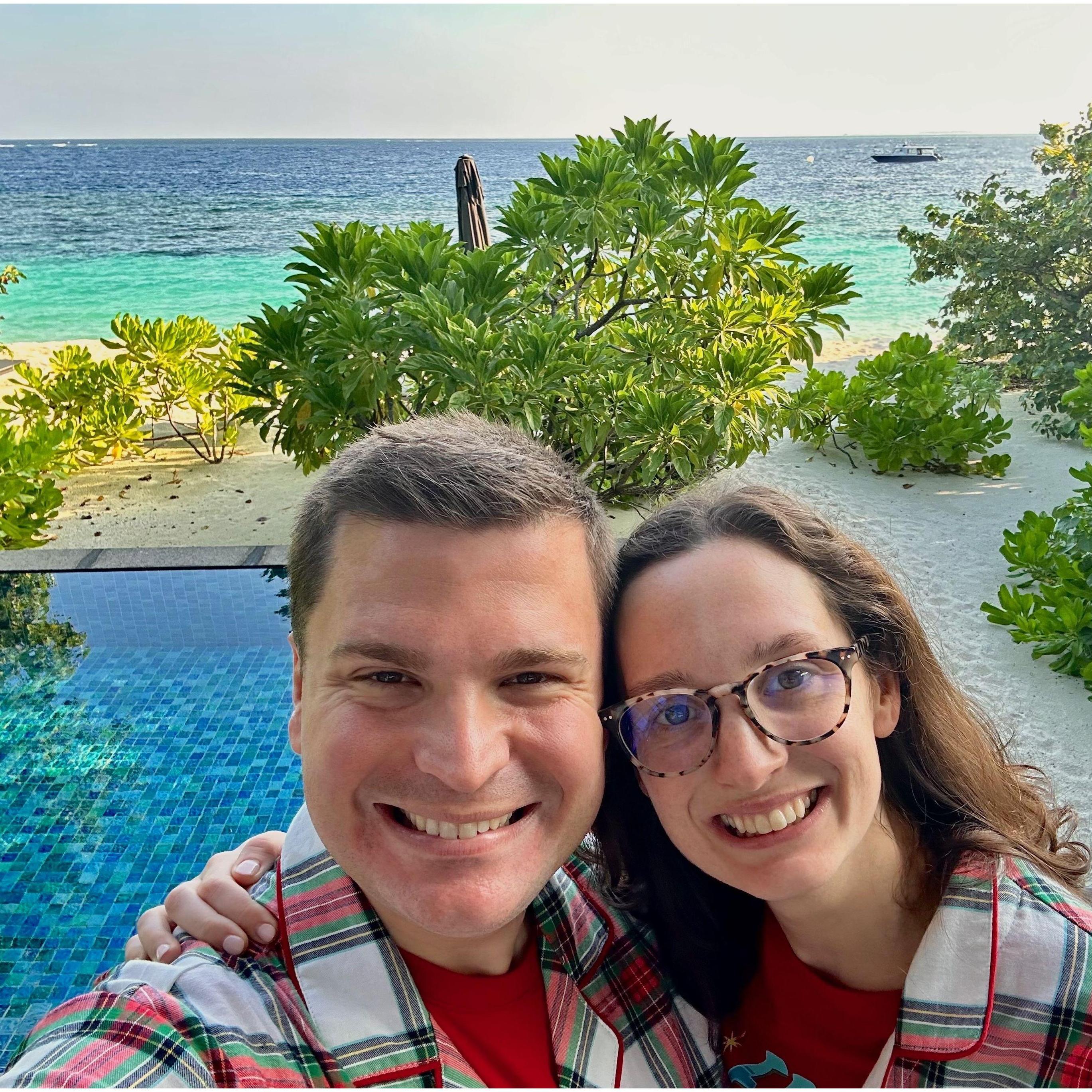 Celebrating Christmas together in the Maldives, 2022