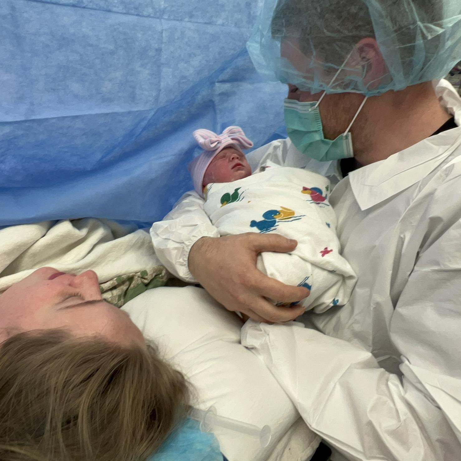 Charlie girl is born