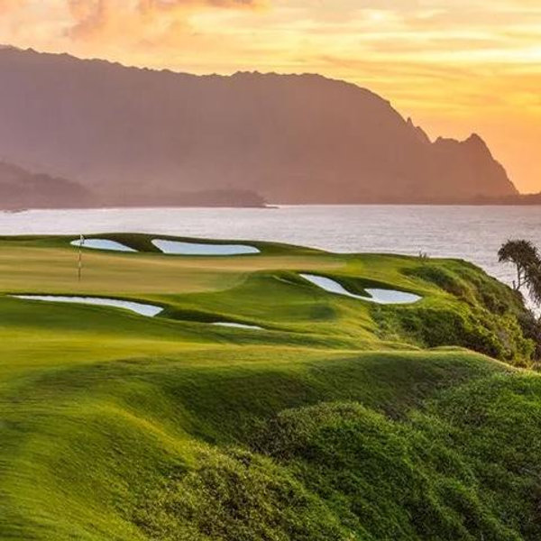 Honeymoon - Round of Golf at Princeville Makai Golf Club