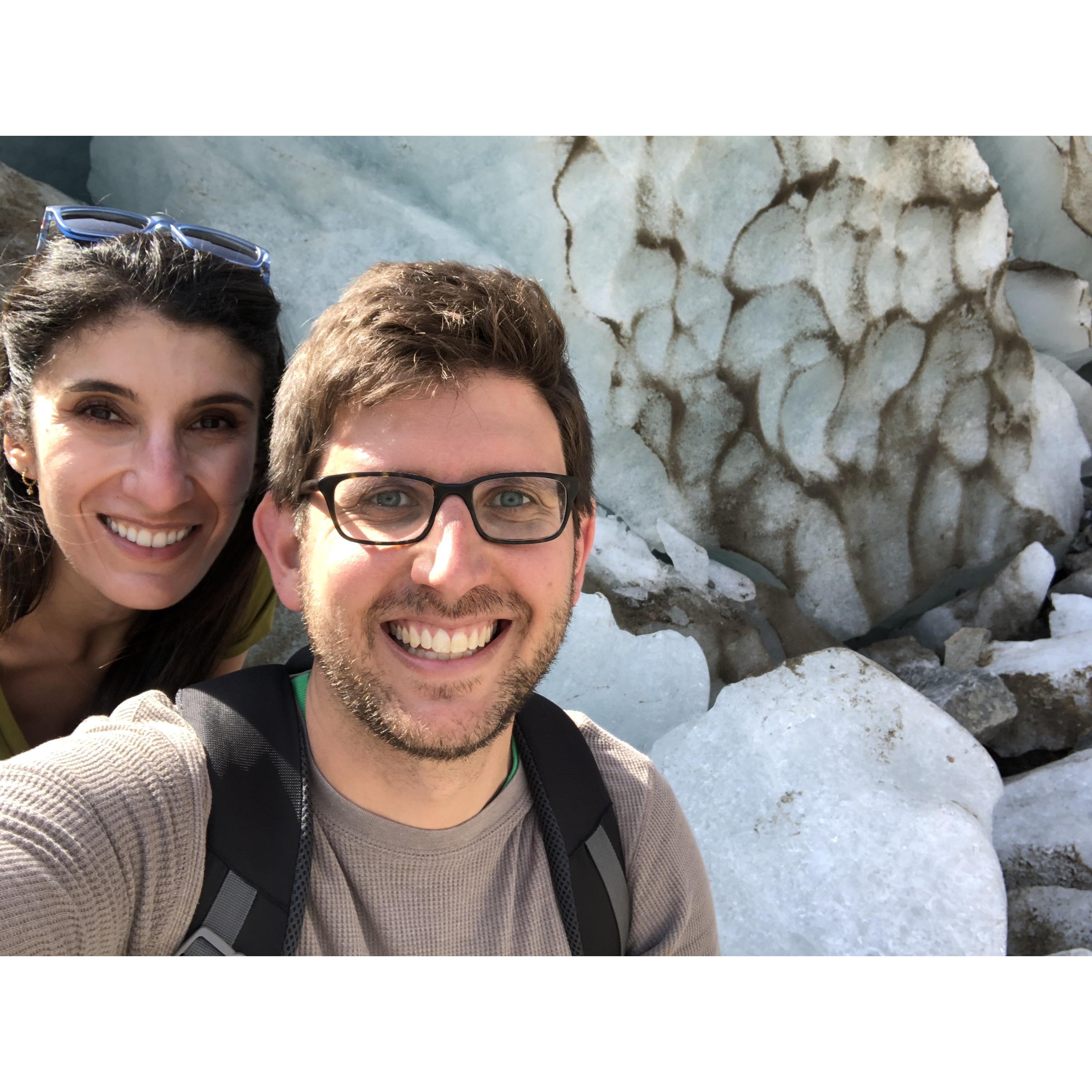 We found a glacier in Alaska