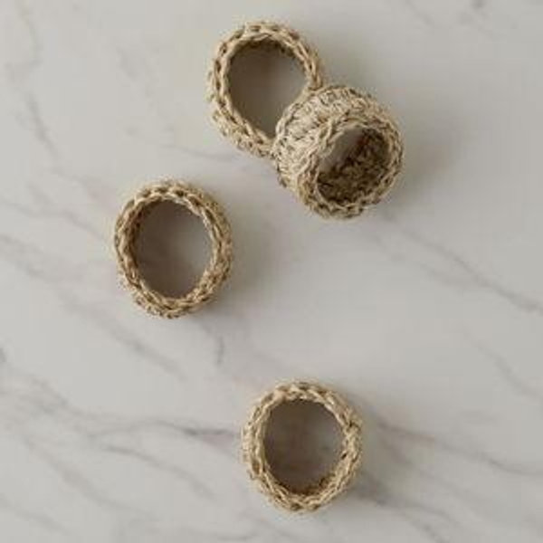 Spiral Napkin Rings (Set of 4) by Tallo de Olivo