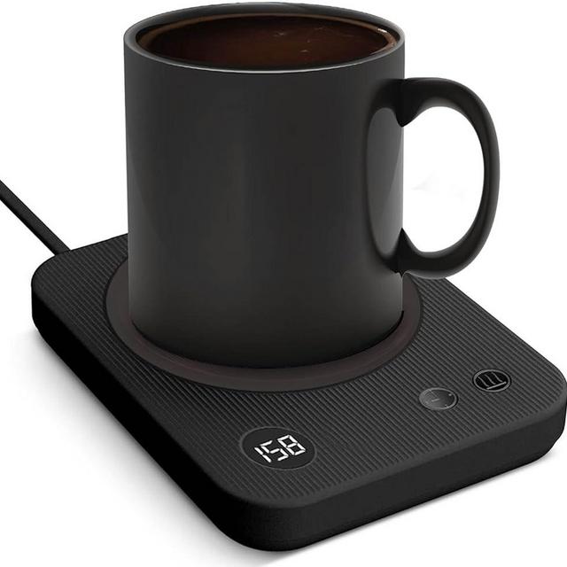 Lesipee Coffee Mug Warmer, Electric Coffee Warmer with Auto Shut Off for Office Desk, Candle Warmer with 3 Temperature, Beverage Warmer for Cocoa, Birthday Gifts