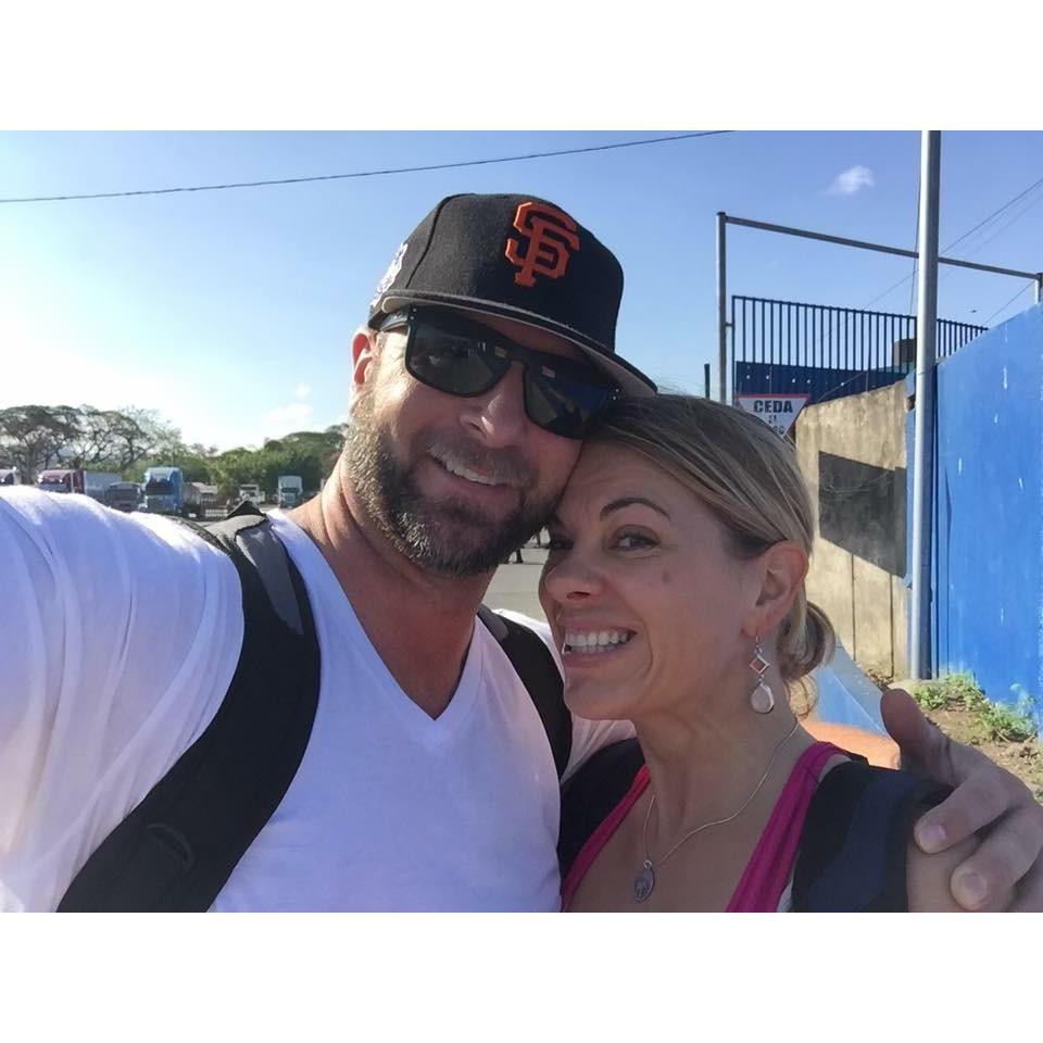 Our first trip together. Nicaragua, walked over the boarder with backpacks on and he’s been following me around the world ever since. There’s isn’t much he won’t follow me to do. I love it.
