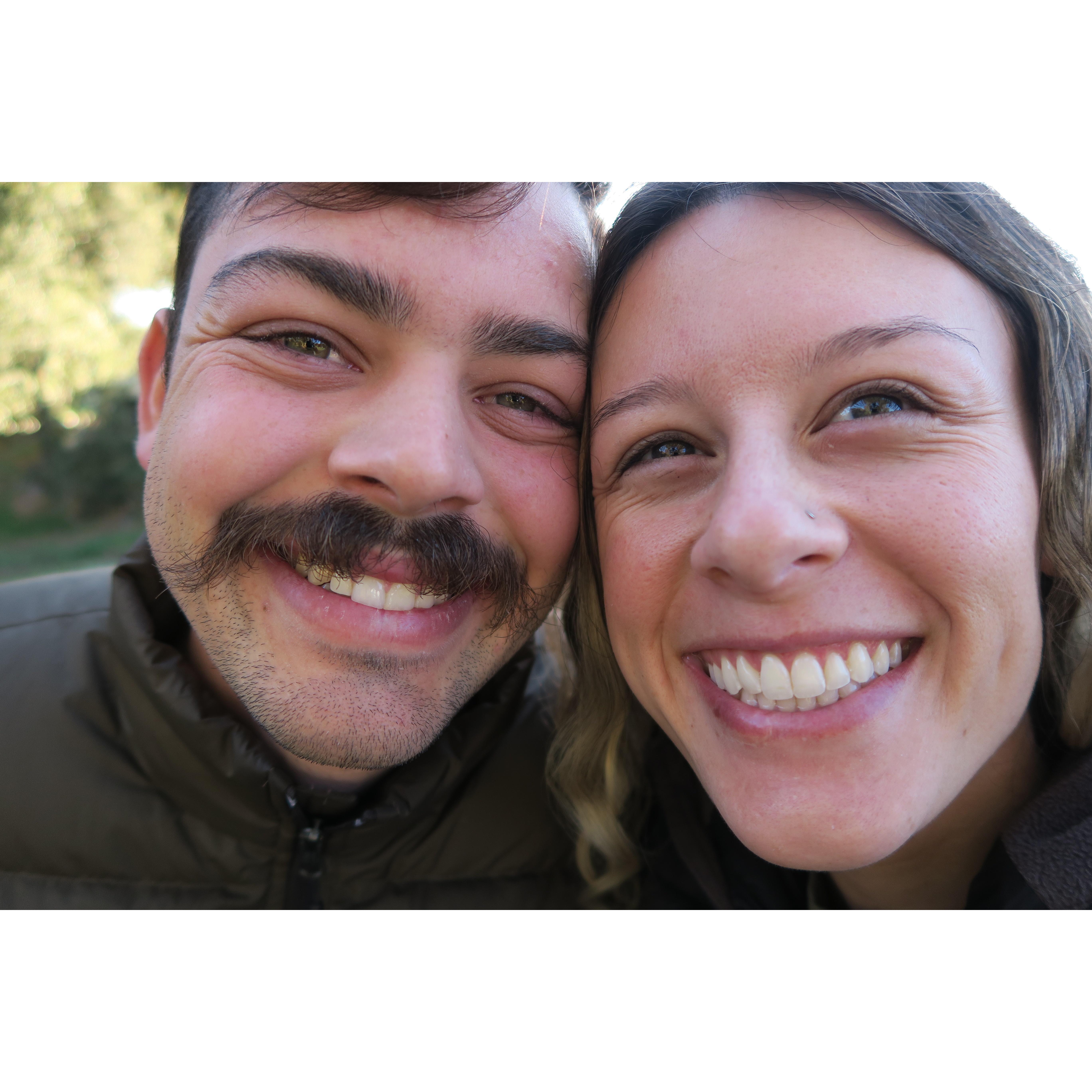 Feb. 15th, 2020: Dos Picos camping.
DAT mustache THO.