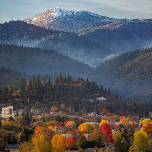 Mt Ashland will be breath taking in the back drop of town.