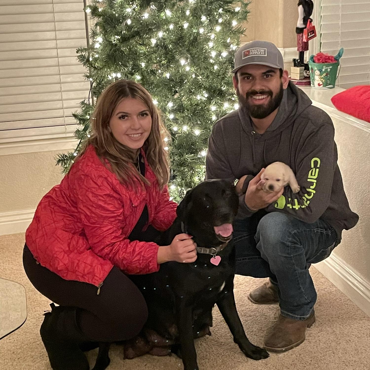 Dylan got his Christmas puppy