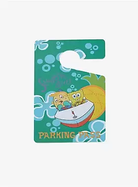 SpongeBob SquarePants Parking Pass Air Freshener