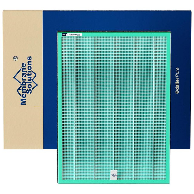 Membrane Solutions MSA3/MSA3S Genuine Pet Odor Removal Air Purifier Filter Replacement 1 Pack, Upgraded 4-in-1 H13 True HEPA Filter with OdallerPure Technology