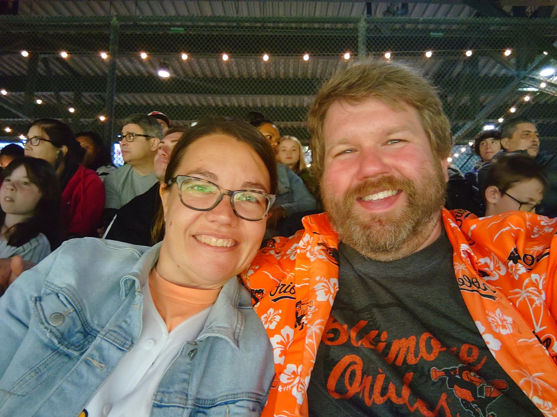One of our first dates—go Os!