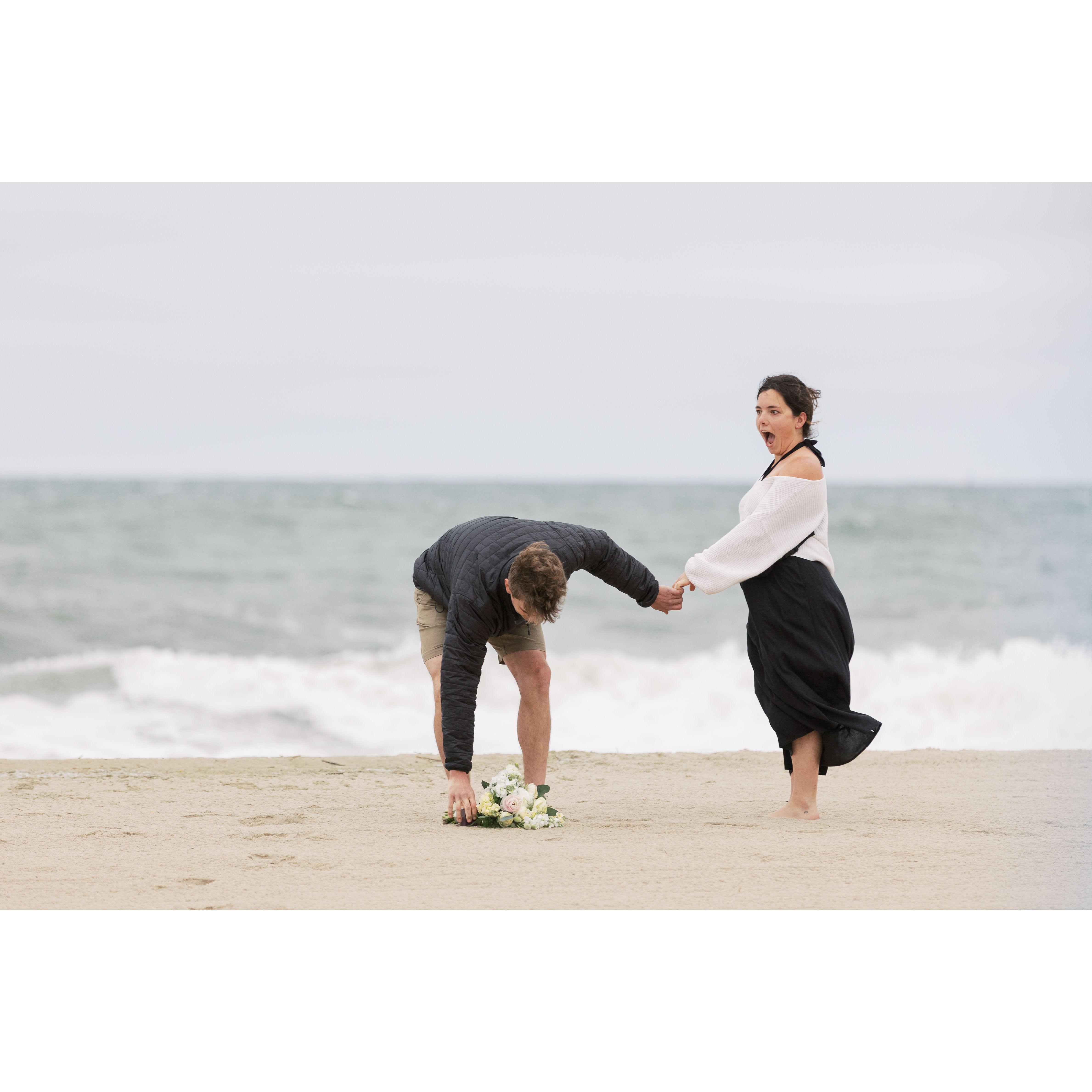 The moment Brooke realized what was really happening!!