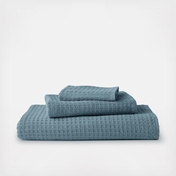 Uchino Waffle Twist Bath Towel - Thumbnail 3