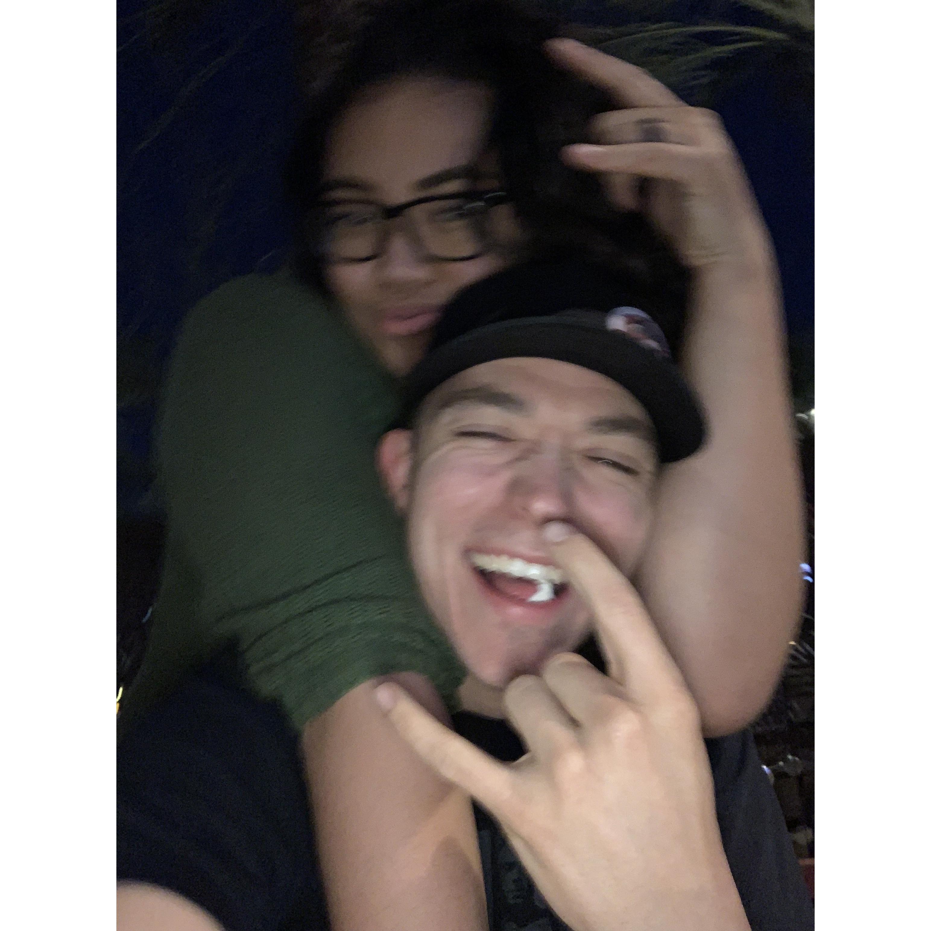 She said I looked like Michael Jackson right before we took this
