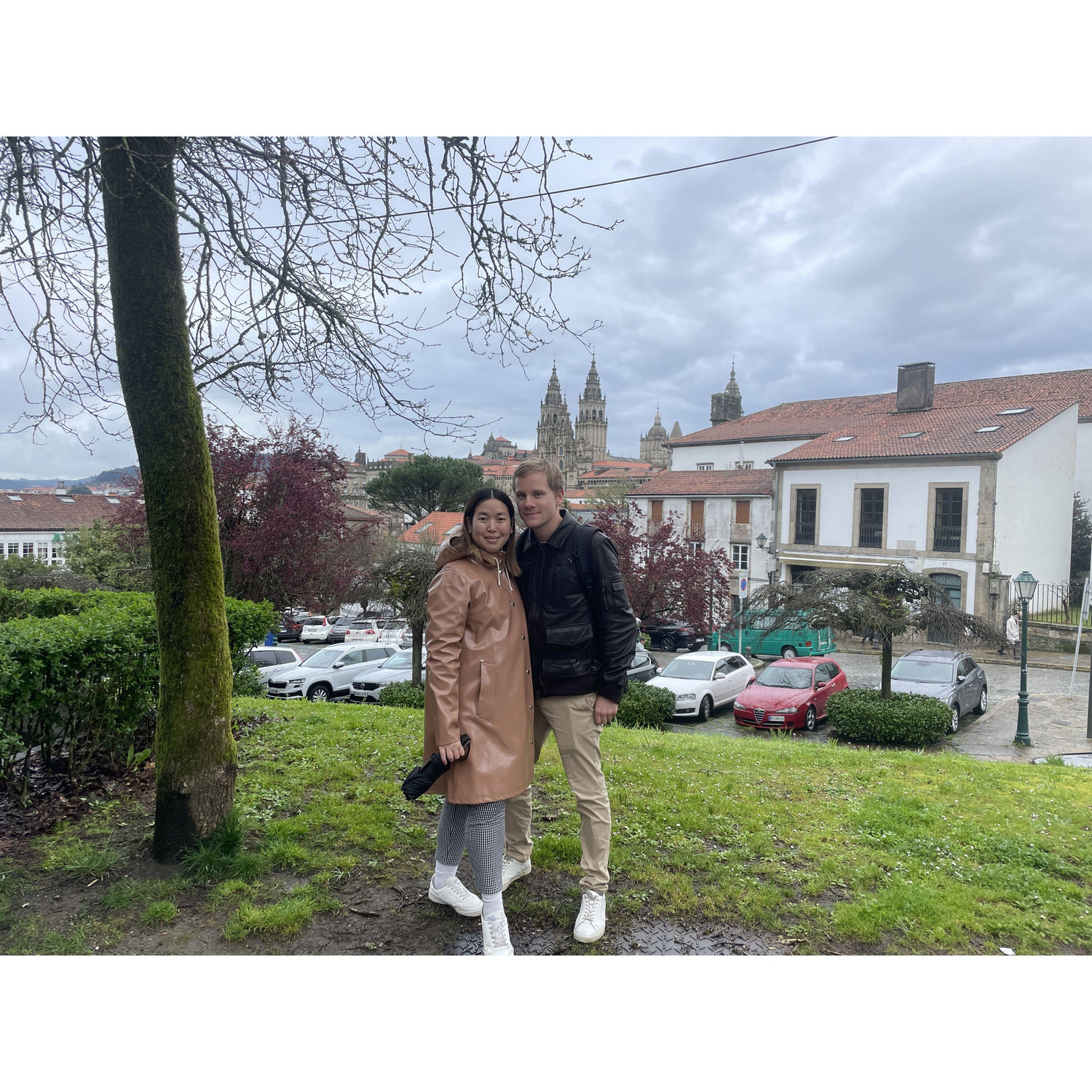 A rainy day in Santiago de Compostela.