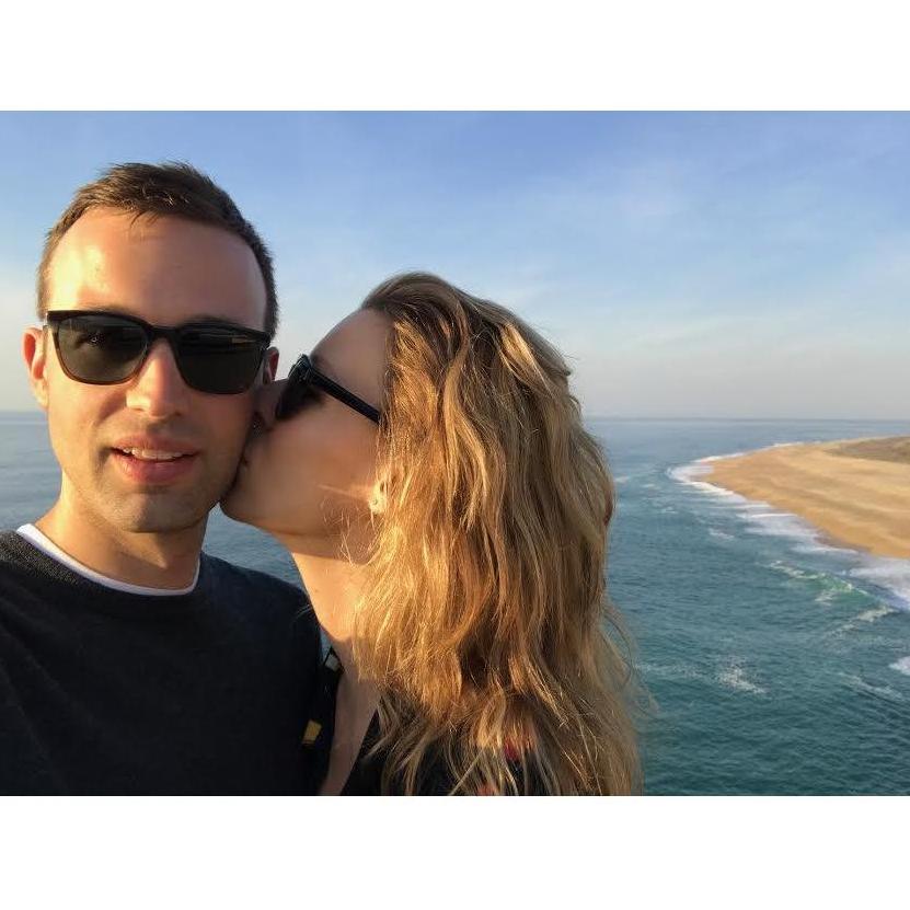 Seaside pit-stop in Nizare, Portugal