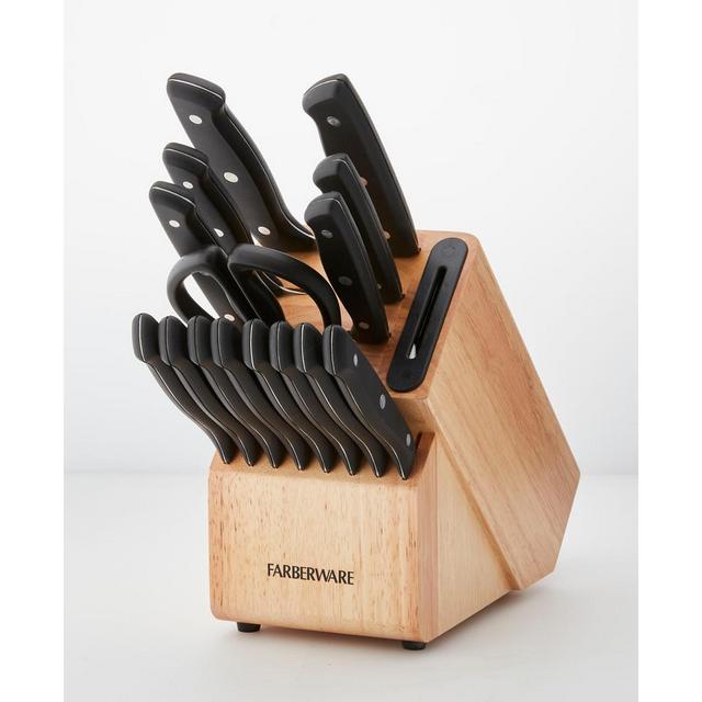 Farberware EdgeKeeper 16-Pc. Universal Cutlery Block Set