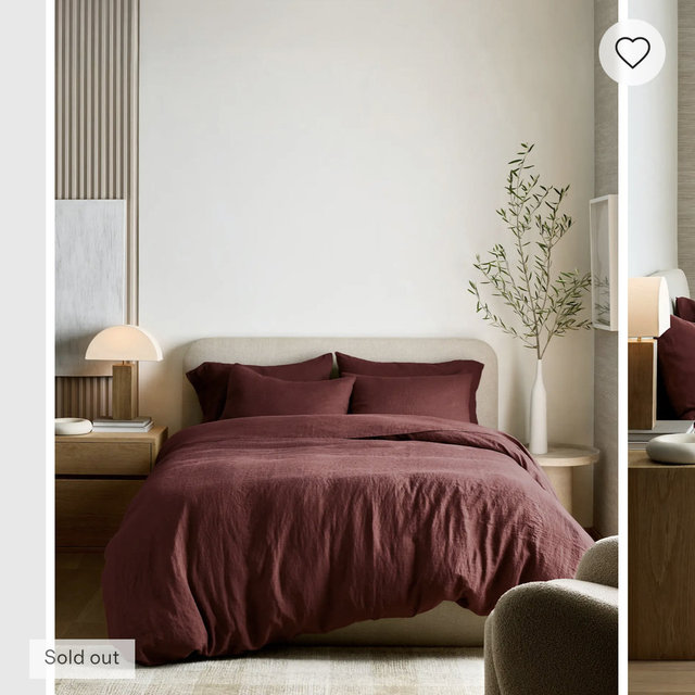 European Linen Duvet Cover Set - King/Cal King