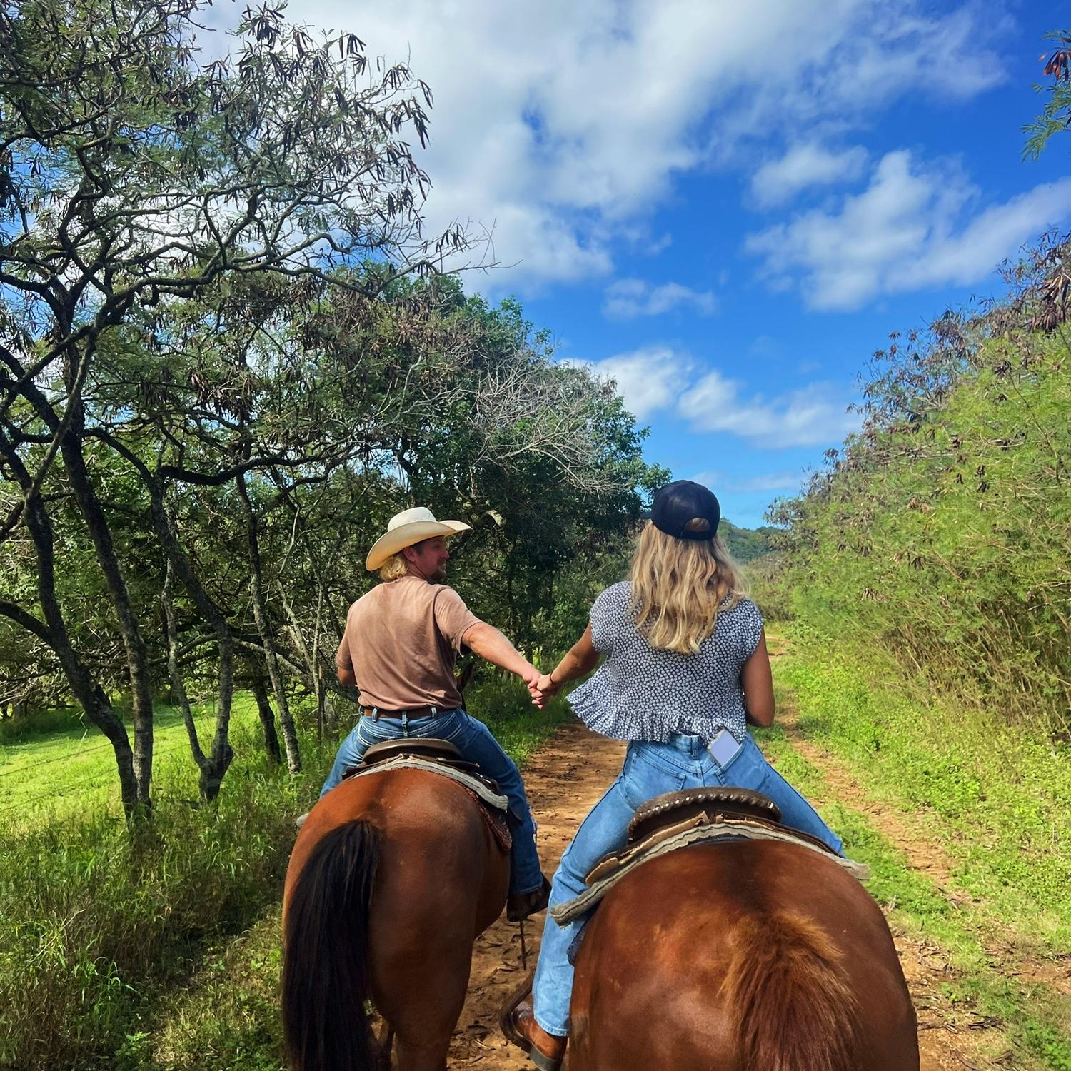 and took her on a horseback ride and all of a sudden Ashley couldn’t stay away.