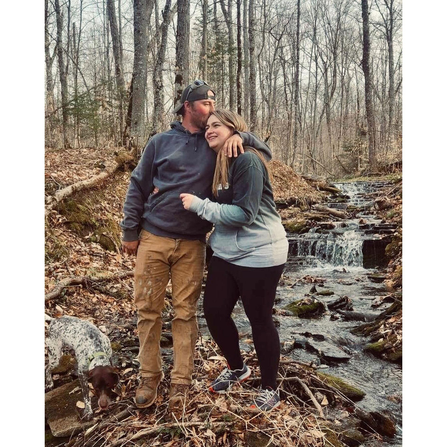 A little waterfall near our property