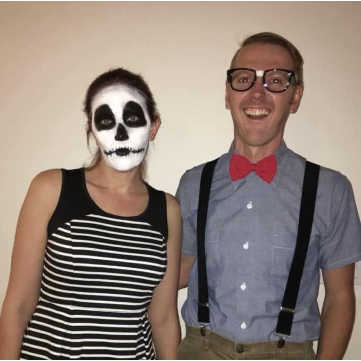 Halloween 2016 (our most basic costumes to date, Dustin was working his butt off in new job and Melanie finishing her PhD)